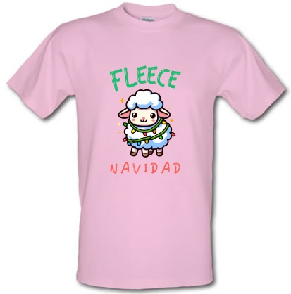 Fleece Navidad male t-shirt.