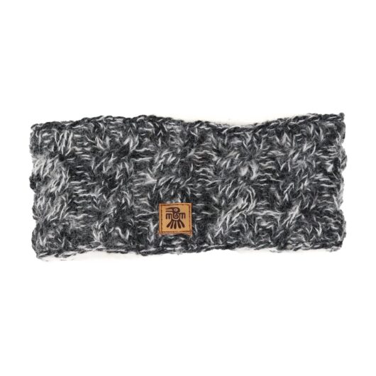 Grey Knitted Ear Warmers