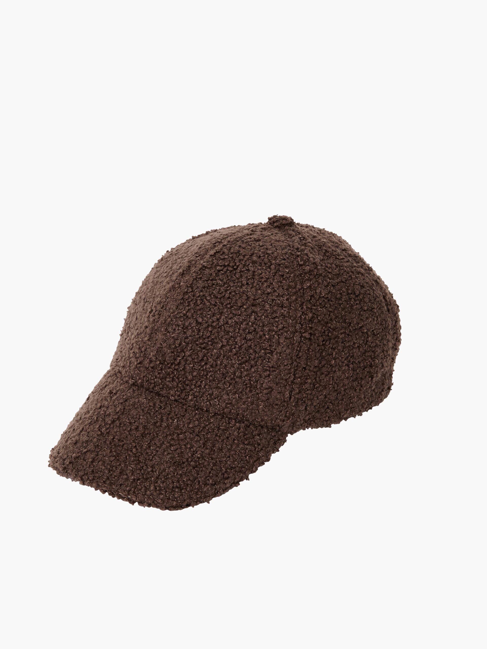 Borg Baseball Cap Chocolate