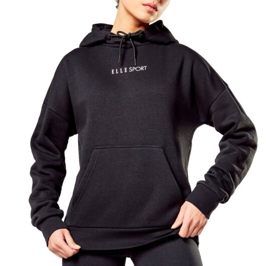 Elle Sport Women's Adults Signature Hoodie in Black | Size: XS