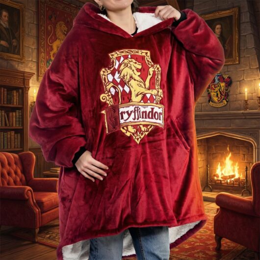 Harry Potter Gryffindor Oversized Hoodie Blanket
