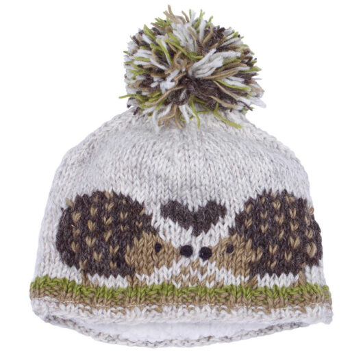 Kids Animal Bobble Hat - Holly The Hedgehog