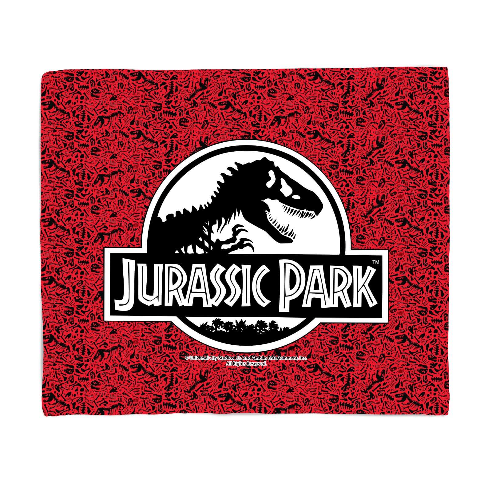 Jurassic Park Logo Fleece Blanket - M