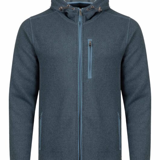 Weird Fish Lockie Full Zip Bonded Fleece Hoodie Blue Mirage Size 4XL
