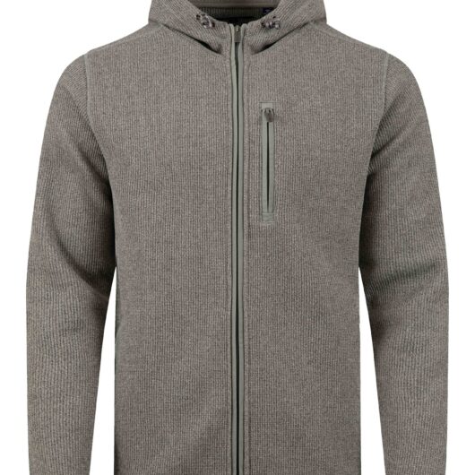 Weird Fish Lockie Full Zip Bonded Fleece Hoodie Limestone Size 4XL