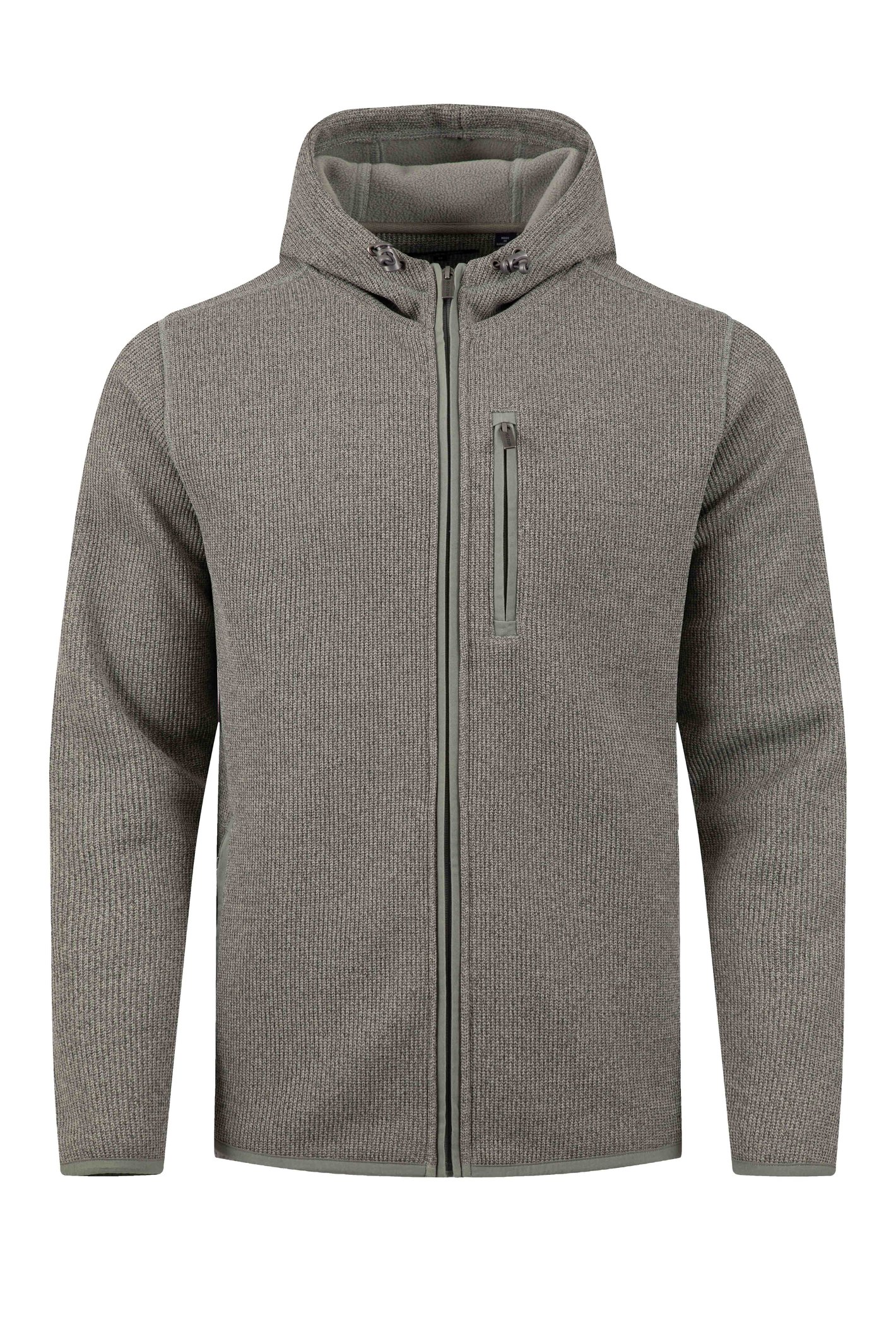 Weird Fish Lockie Full Zip Bonded Fleece Hoodie Limestone Size 4XL
